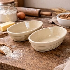 Mason Cash Church Gresley Two Pudding Bowls (Basins)